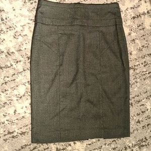 Grey Pencil Skirt